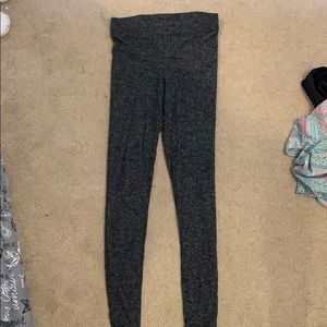 XS HEATHERED GREY EXPRESS LEGGINGS